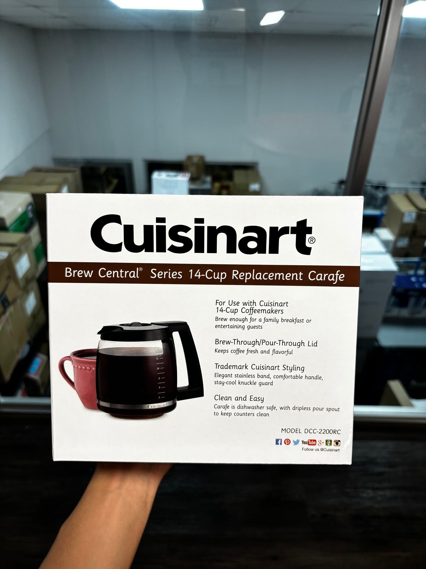 Jarra de 14 Tazas Cuisinart (DCC-2200RC)